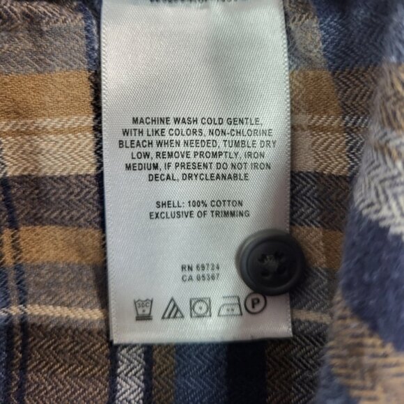 Columbia Plaid Collared Button Up Shirt - Picture 7 of 7